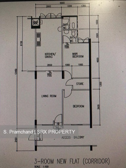 Blk 148 Bukit Batok West Avenue 6 (Bukit Batok), HDB 3 Rooms #183125182